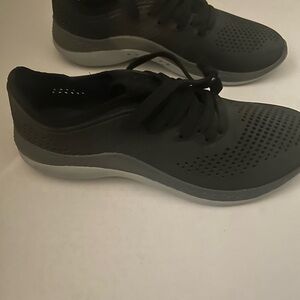 Black and Gray Athletic Sneakers
